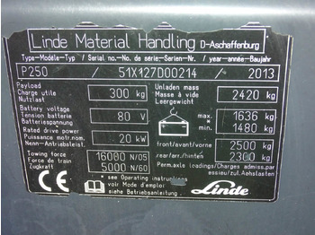 Складской тягач Linde P250: фото 2