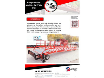 Новый Погрузочная рампа AZ RAMP-EASY XL-8 OTC . Mobil Loading Ramp  WIDE With Level Off, 8 t Capacity: фото 3