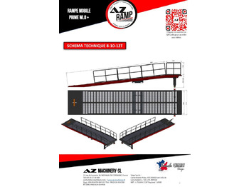 Новый Погрузочная рампа **RENTAL 12-24-36 Month** AZ RAMP-PRIME PRIME WLO + 8 .  Industrial Mobil Loading Ramp: фото 5