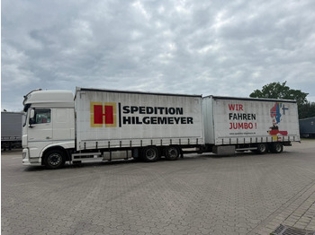 Тентованный грузовик DAF XF 480 FAN LowDeck 6x2 Jumbo Inklusive Anhänger: фото 5