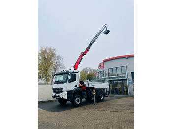 Самосвал, Автоманипулятор Mercedes-Benz Arocs 1835  4x4 Meiller Fassi F135 Kran Kipper: фото 3