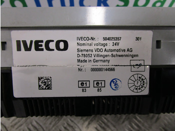 Электрическая система для Грузовиков IVECO TECTOR CLOCK CLUSTER P/NO 504025357: фото 2