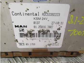 Электрическая система для Грузовиков MAN TGS KSM CONTROL UNIT MAN P/NO 81.25816.7007: фото 2