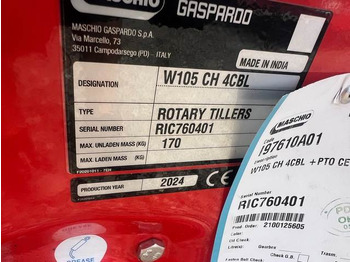Почвофреза Maschio Gaspardo W105 CH 4CBL: фото 5