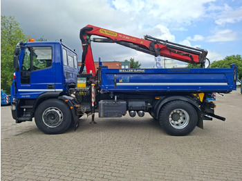 Самосвал, Автоманипулятор Iveco ML180E32K Meiler 3-Seitenkipper Kran 2x AHK: фото 3