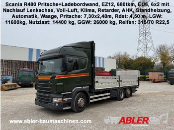 Грузовик бортовой/ Платформа SCANIA R 480