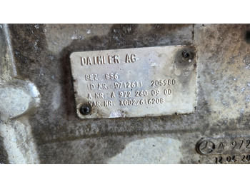 Коробка передач MERCEDES-BENZ GEARBOX G - 56  AUTOMATIC: фото 2