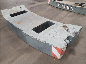 Противовес для Строительной техники Terex Terex Demag Challenger 4200 counterweight 3.2 Ton: фото 4