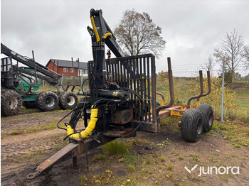 Лесной прицеп Skogsvagn - Moheda, 10 ton, med kran: фото 3