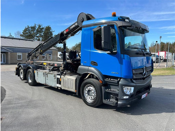 Портальный бункеровоз Mercedes-Benz Antos 2546 - Hiab 192 E kran: фото 3