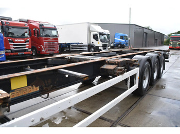 Полуприцеп-контейнеровоз/ Сменный кузов Krone SDC 27 - BPW AXLES - DRUM BRAKES -: фото 5