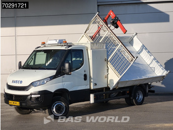 Малотоннажный бортовой грузовик Iveco Daily 70C18 3.0L Open Laadbak 500KG Kraan Kraanwagen Open Laadbak 3,5t Trekhaak Airco Cruise Euro6 Kraan Crane Kranwagen Pritsche Pick: фото 3