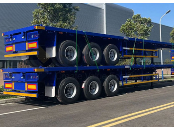 Новый Самосвальный полуприцеп для транспортировки сыпучих материалов Flatbed New Flatbed Semi Trailer For Bulk Carrier: фото 3