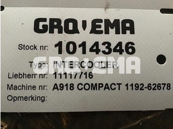 Интеркулер Liebherr Intercooler: фото 3 Интеркулер Liebherr Intercooler: фото 3