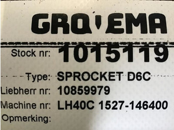 Запчасти Liebherr Sprocket D6C: фото 3