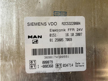 Блок управления для Грузовиков MAN SIEMENS VDO Elektronik FFR Steuergerät Nr.81.25805.7069: фото 2 Блок управления для Грузовиков MAN SIEMENS VDO Elektronik FFR Steuergerät Nr.81.25805.7069: фото 2