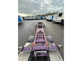 Полуприцеп-контейнеровоз/ Сменный кузов Web Trailer LPRS24 Heckschieber 1x20 ft 2x20 ft 1x40 ft: фото 2