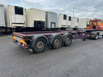 Полуприцеп-контейнеровоз/ Сменный кузов Web Trailer LPRS24 Heckschieber 1x20 ft 2x20 ft 1x40 ft: фото 4