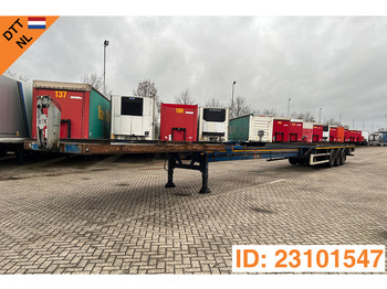 Полуприцеп бортовой/ Платформа Robuste Kaiser 22m Extendable platform trailer: фото 1