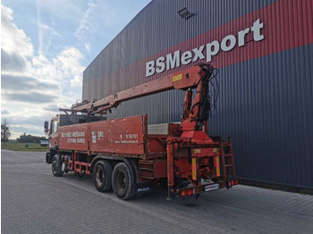 Грузовик бортовой/ Платформа, Автоманипулятор MAN 25.422 flatbed truck: фото 5