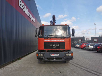 Грузовик бортовой/ Платформа, Автоманипулятор MAN 25.422 flatbed truck: фото 2