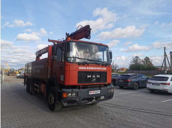 Грузовик бортовой/ Платформа, Автоманипулятор MAN 25.422 flatbed truck: фото 3