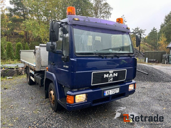 Самосвал, Автоманипулятор 2000 Tippbil med kran og  plan MAN 12.224LC. EU-Godkjent: фото 3