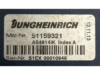 Блок управления для Погрузочно-разгрузочной техники Jungheinrich 51159321 | Rij/hef regeling drive/lifting controller AS4814Ik Index: фото 2