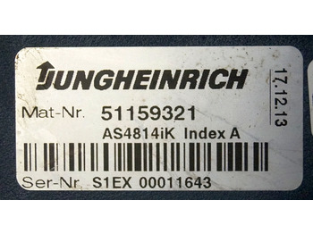Блок управления для Погрузочно-разгрузочной техники Jungheinrich 51159321 | Rij/hef regeling drive/lifting controller AS4814Ik Index: фото 4