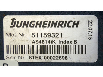 Блок управления для Погрузочно-разгрузочной техники Jungheinrich 51159321 | Rij/hef regeling drive/lifting controller AS4814Ik Index: фото 4