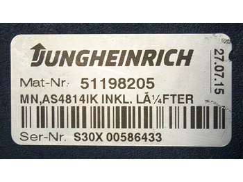 Блок управления для Погрузочно-разгрузочной техники Jungheinrich 51159321 | Rij/hef regeling drive/lifting controller AS4814Ik Index: фото 5