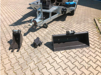 Мини-экскаватор, Прицеп Minibagger BK1500JS inkl. Anhänger *INKL.19% MWST*BERGER KRAUS*KUBOTA*JOYST*SCHAUFELPAKET*: фото 3
