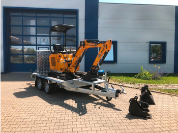 Мини-экскаватор, Прицеп Minibagger BK1500JS inkl. Anhänger *INKL.19% MWST*BERGER KRAUS*KUBOTA*JOYST*SCHAUFELPAKET*: фото 4
