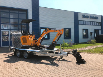 Мини-экскаватор, Прицеп Minibagger BK1500JS inkl. Anhänger *INKL.19% MWST*BERGER KRAUS*KUBOTA*JOYST*SCHAUFELPAKET*: фото 5