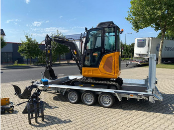 Мини-экскаватор, Прицеп Minibagger BK2800ASR + Tieflader + Zubehör *INKL.19% MWST*BERGER KRAUS*KUBOTA*SCHWENKARM* VERSTELLFAHRWERK*KLIMA*: фото 4