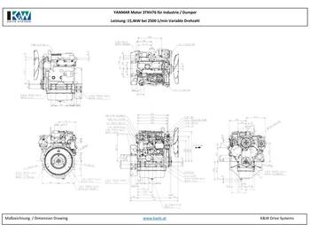 Новый Двигатель для Мини-экскаваторов Yanmar Motor 3TNV76: фото 5 Новый Двигатель для Мини-экскаваторов Yanmar Motor 3TNV76: фото 5