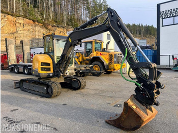 Мини-экскаватор 2019 VOLVO ECR50D MINIGRAVER 5 TONN STEELWRIST TILTROTATOR S40 1945 TIMER: фото 2