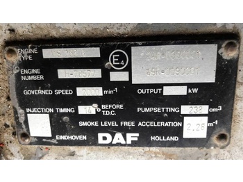 Двигатель DAF