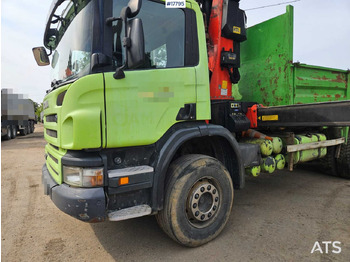 Грузовик бортовой/ Платформа, Автоманипулятор 2007 Scania P 340: фото 3