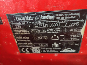 Тележка Linde T30: фото 5