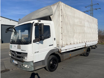 Тентованный фургон Mercedes-Benz Atego 818 4x2 Pritsche+Plane/LBW/BärCargoliftEU5: фото 3