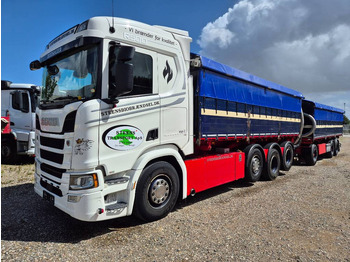 Грузовик для транспортировки пищевых продуктов Scania R500 8x2 // Suge/Blæse // Ink. Anhænger: фото 2