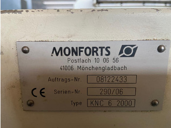 Металлообрабатывающий станок MONFORTS KNC 6-2000: фото 3