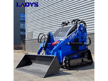 Новый Мини-погрузчик с бортовым поворотом LADYS Free Shipping LA380 Mini Skid Steer Loader Compact Track Diesel Cheap Mini Skid Steer Loader For Sale With Mini Skid Steer Attachments 4 In 1 Bucket: фото 3
