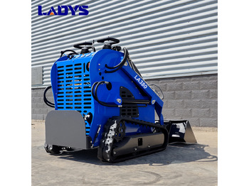 Новый Мини-погрузчик с бортовым поворотом LADYS Free Shipping LA380 Mini Skid Steer Loader Compact Track Diesel Cheap Mini Skid Steer Loader For Sale With Mini Skid Steer Attachments 4 In 1 Bucket: фото 4