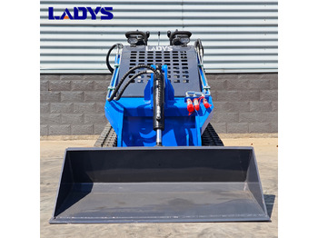 Новый Мини-погрузчик с бортовым поворотом LADYS Free Shipping LA380 Mini Skid Steer Loader Compact Track Diesel Cheap Mini Skid Steer Loader For Sale With Mini Skid Steer Attachments 4 In 1 Bucket: фото 5