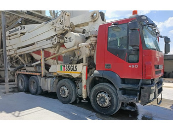 Автобетононасос-смеситель IVECO Trakker