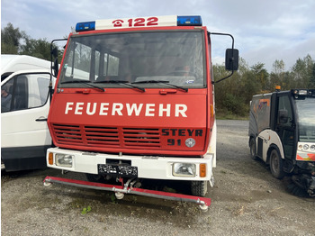 Пожарная машина Steyr 791 4х4, 27000 км.Водоноска, FEUERWEHR,: фото 4