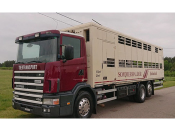 Грузовик для перевозки животных SCANIA 124