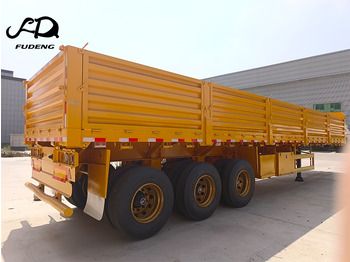 Новый Полуприцеп бортовой/ Платформа FUDENG Tri Axle Drop Side Grain Trailer: фото 5 Новый Полуприцеп бортовой/ Платформа FUDENG Tri Axle Drop Side Grain Trailer: фото 5